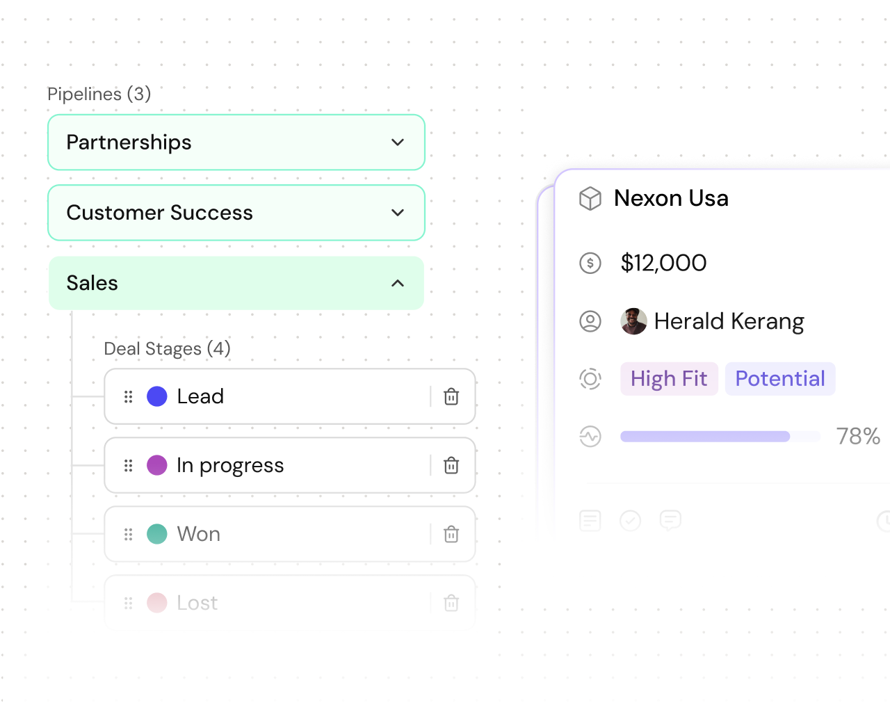 Clear Pipeline & Deal Visibility